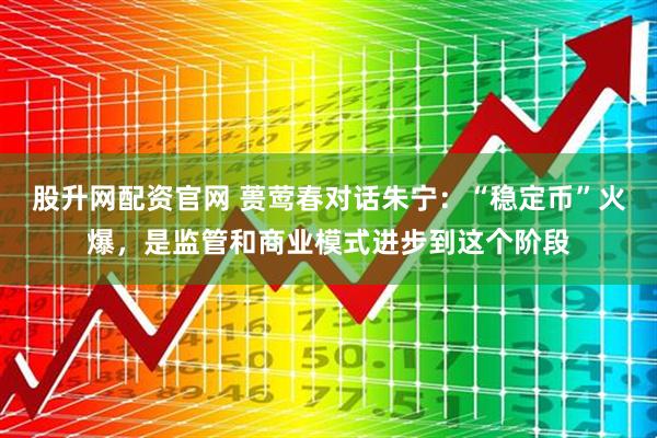 股升网配资官网 蒉莺春对话朱宁：“稳定币”火爆，是监管和商业模式进步到这个阶段